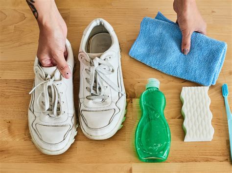 how to clean sneakers properly.